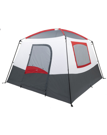 Camp Creek 4 - Gray/Red - Quarter front profile with no fly