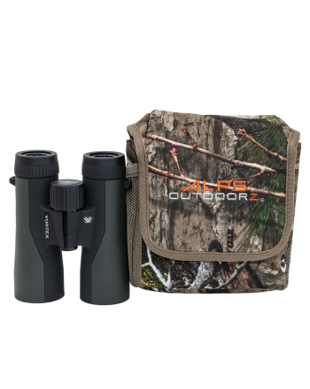 Accessory Binocular Pocket - Mossy Oak Country DNA® - Binocular pocket next to pair of binoculars - Binoculars sold separately