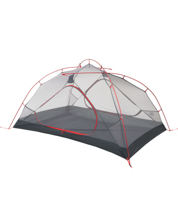 Helix 2-Person - Charcoal/Red - Quarter front profile no fly